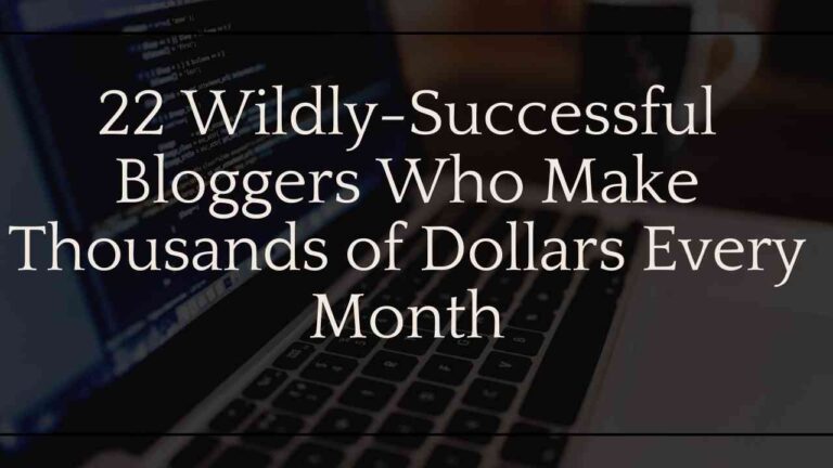 Successful Bloggers