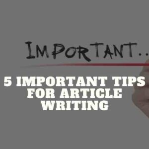 article writing