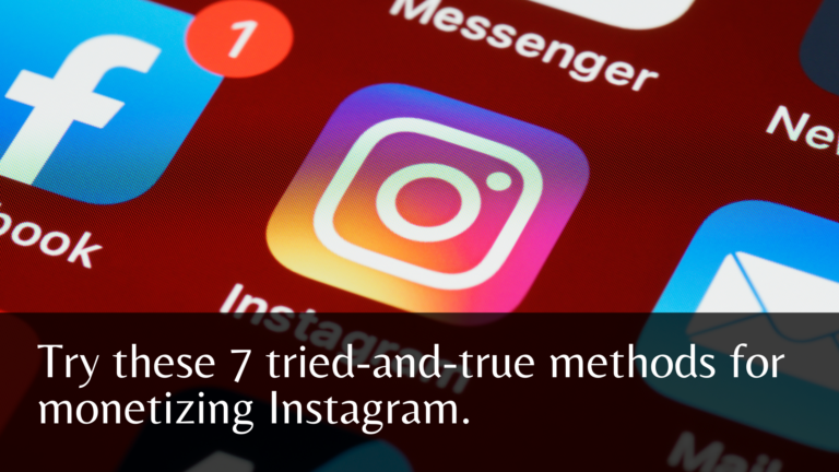 monetizing Instagram