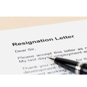 Resignation Letter